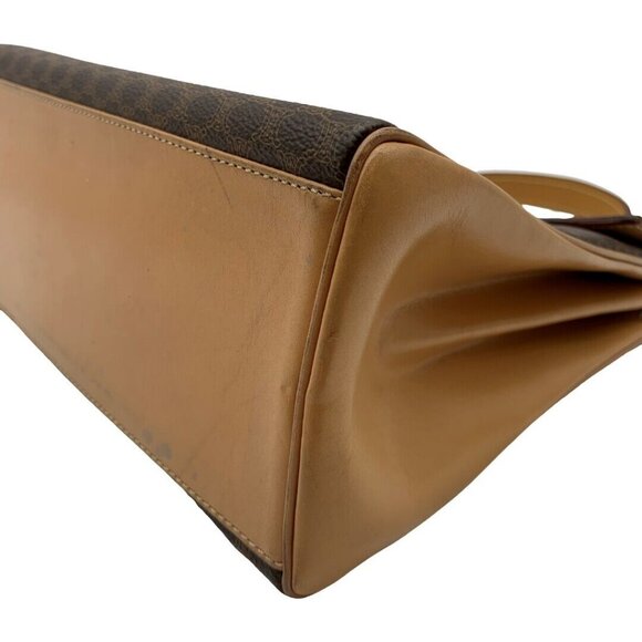 Authentic CELINE Kelly Macadam Hand Bag M13 Brown PVC #36634763 - Picture 7 of 12